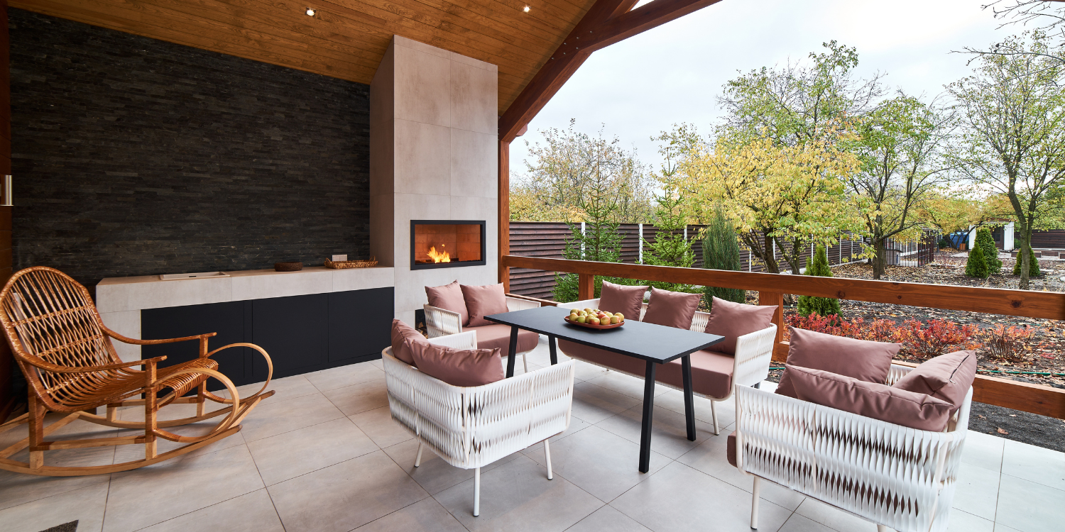 Outdoor fireplace and patio - The Ultimate Guide to Outdoor Heating: Patio Heaters, Firepits, and Fireplaces Explained
