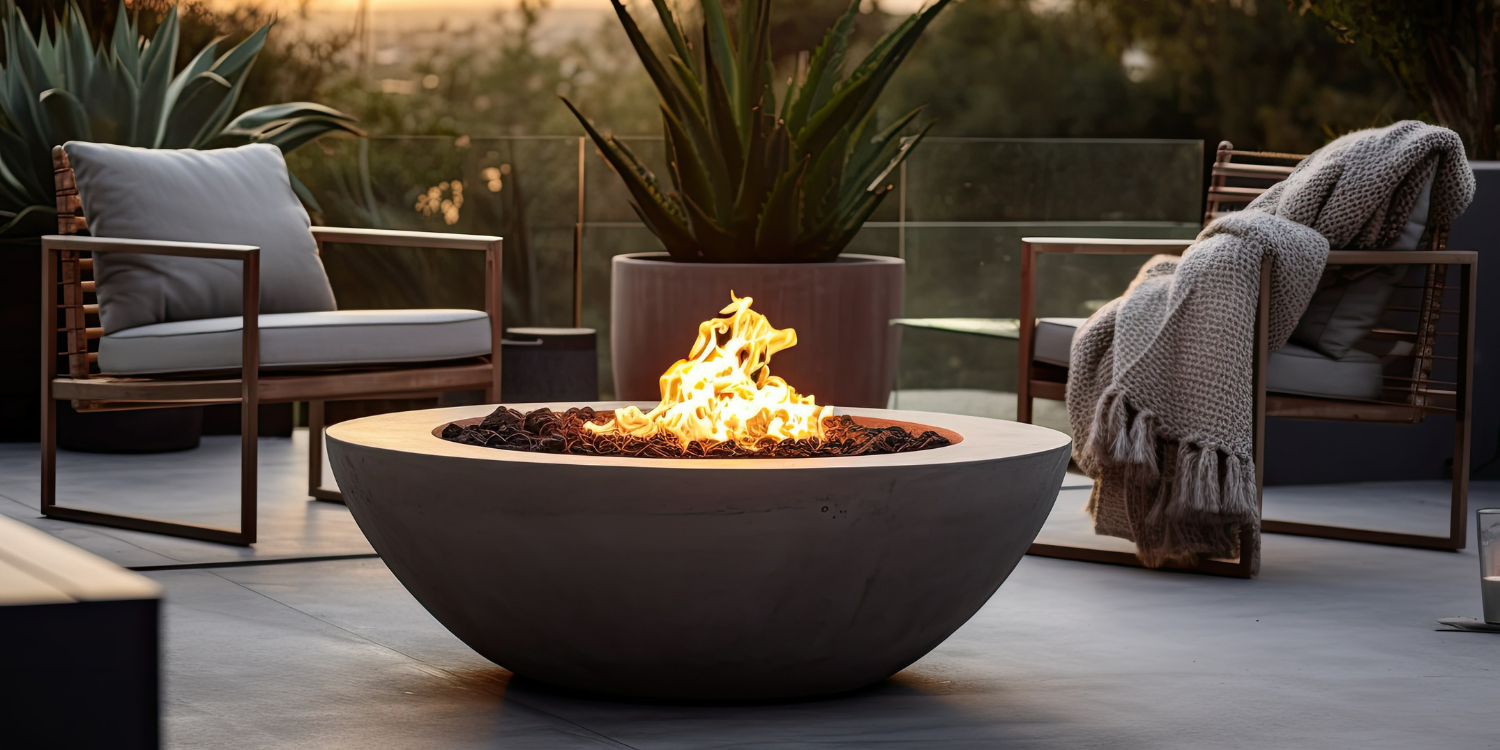 Round Concrete Fire Table - Discover the 7 Latest Outdoor Fireplace Trends & Warm Up Your Fall Nights