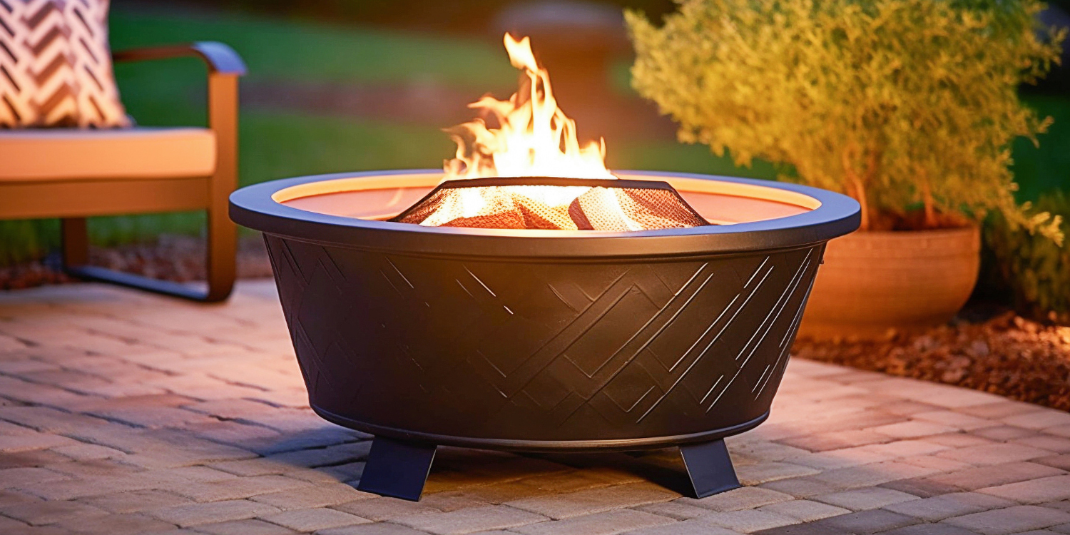 Wood Burning fire pit in backyard - Top 3 Budget-Friendly and Efficient Outdoor Heating Options